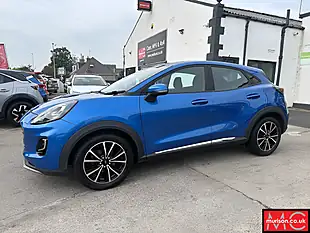Used 2020 Ford Puma Titanium Desert Island Blue - Interior and Exterior details 8