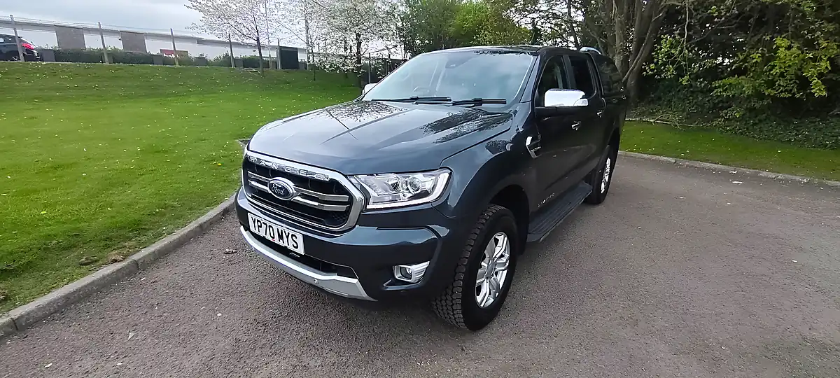 Used 2020 Ford Ranger Limited Grey - Front View