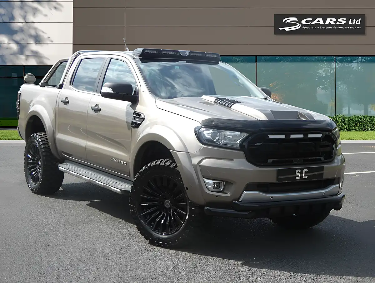 Used 2020 Ford Ranger Limited Silver - Front View