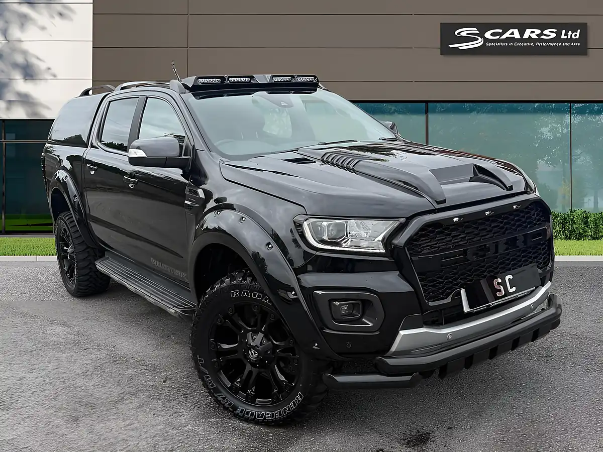 Used 2020 Ford Ranger Wildtrak Black - Front View