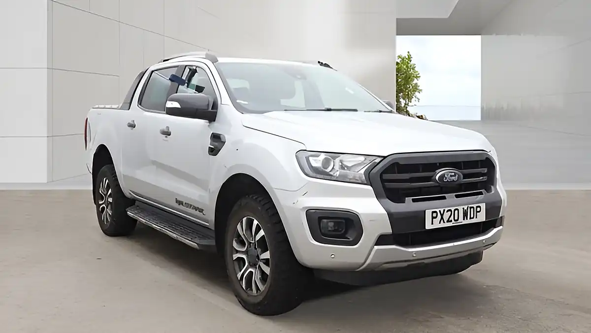 Used 2020 Ford Ranger Wildtrak Silver - Front View