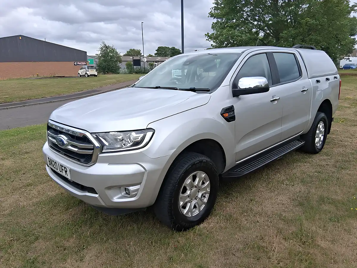 Used 2020 Ford Ranger Xlt Silver - Front View