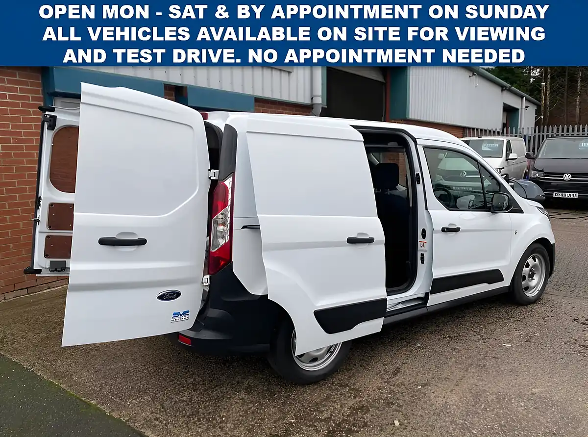 Used 2020 Ford Transit Connect 220 Swb Crew White - Interior and Exterior details 6