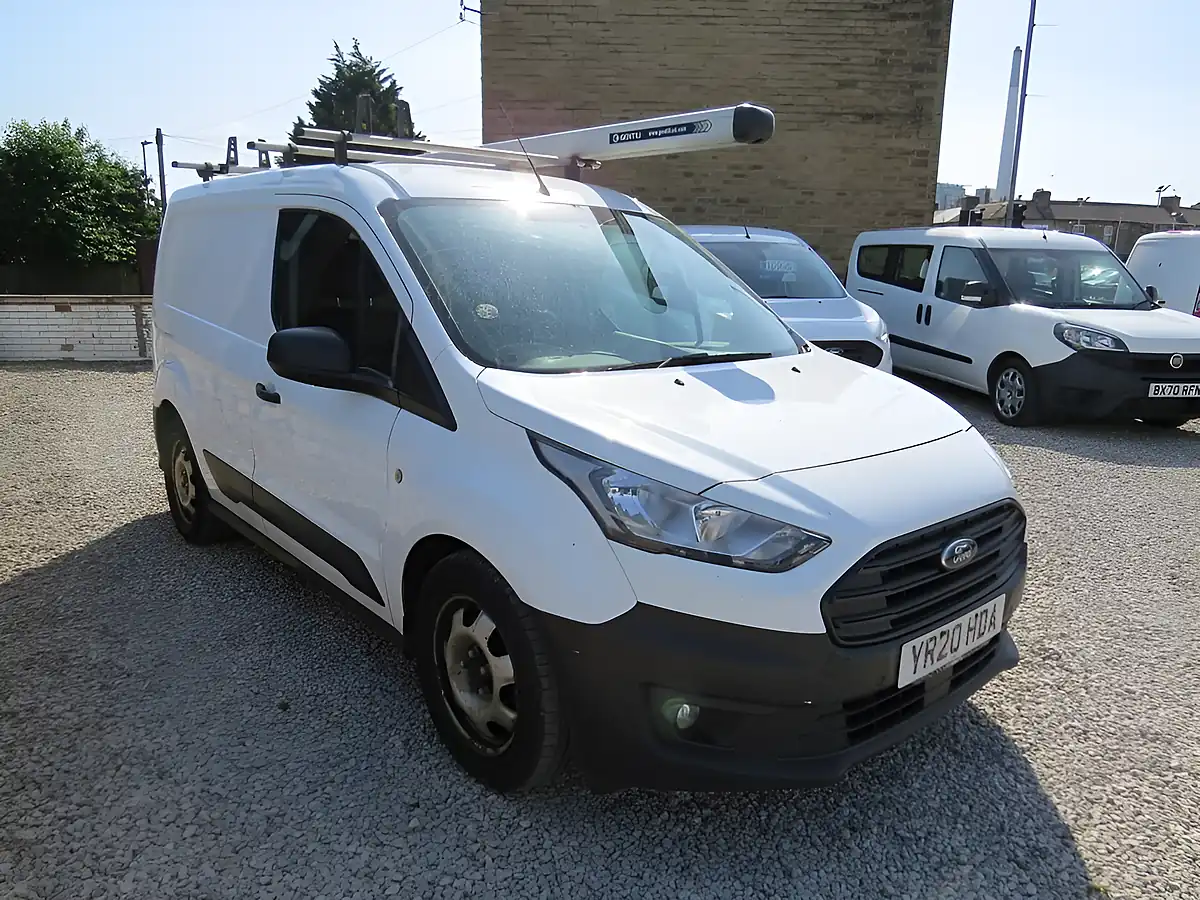 Used 2020 Ford Transit Connect Leader Panel Van White - Front View
