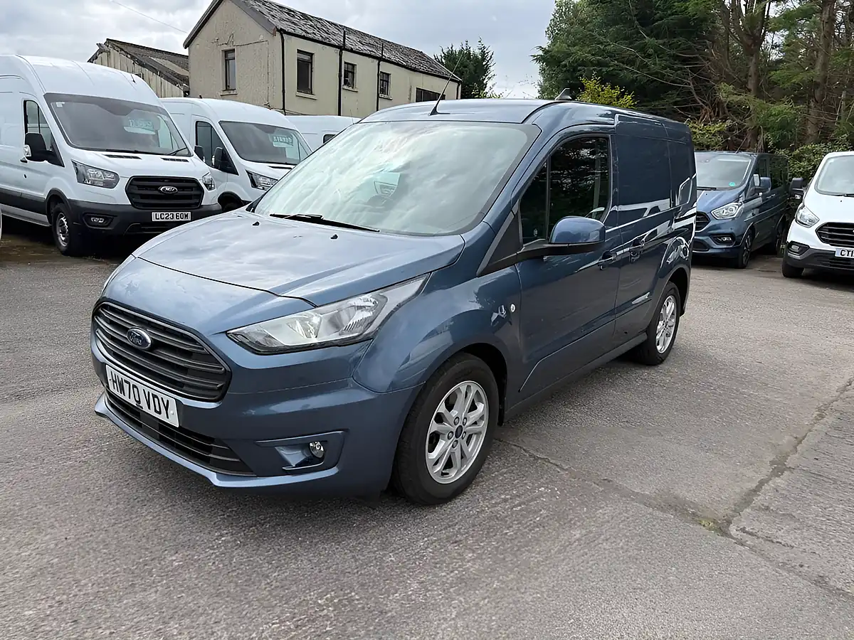 Used 2020 Ford Transit Connect Limited Blue - Front View