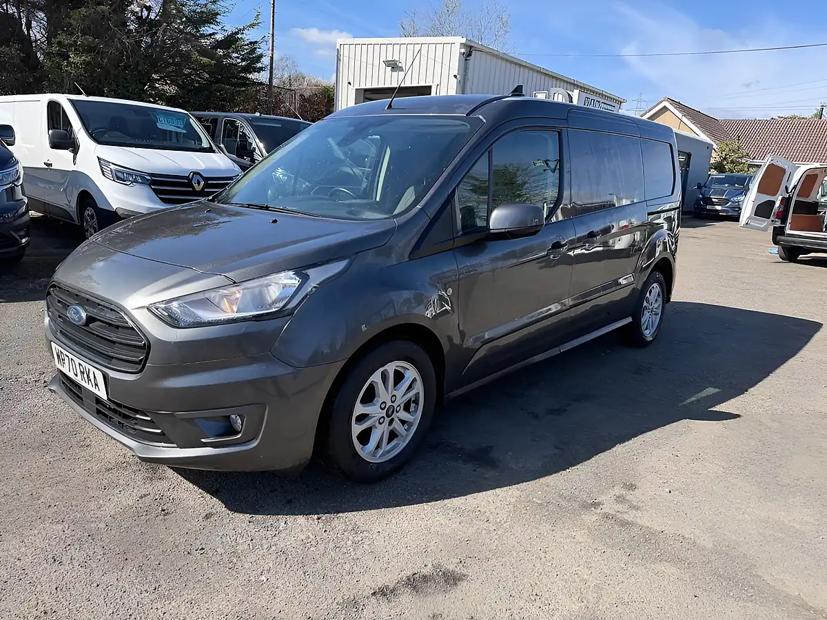 Used 2020 Ford Transit Connect Limited Grey - Front View