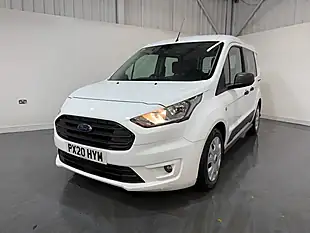 Used 2020 Ford Transit Connect Trend Crew Van Double Cab White - Interior and Exterior details 3