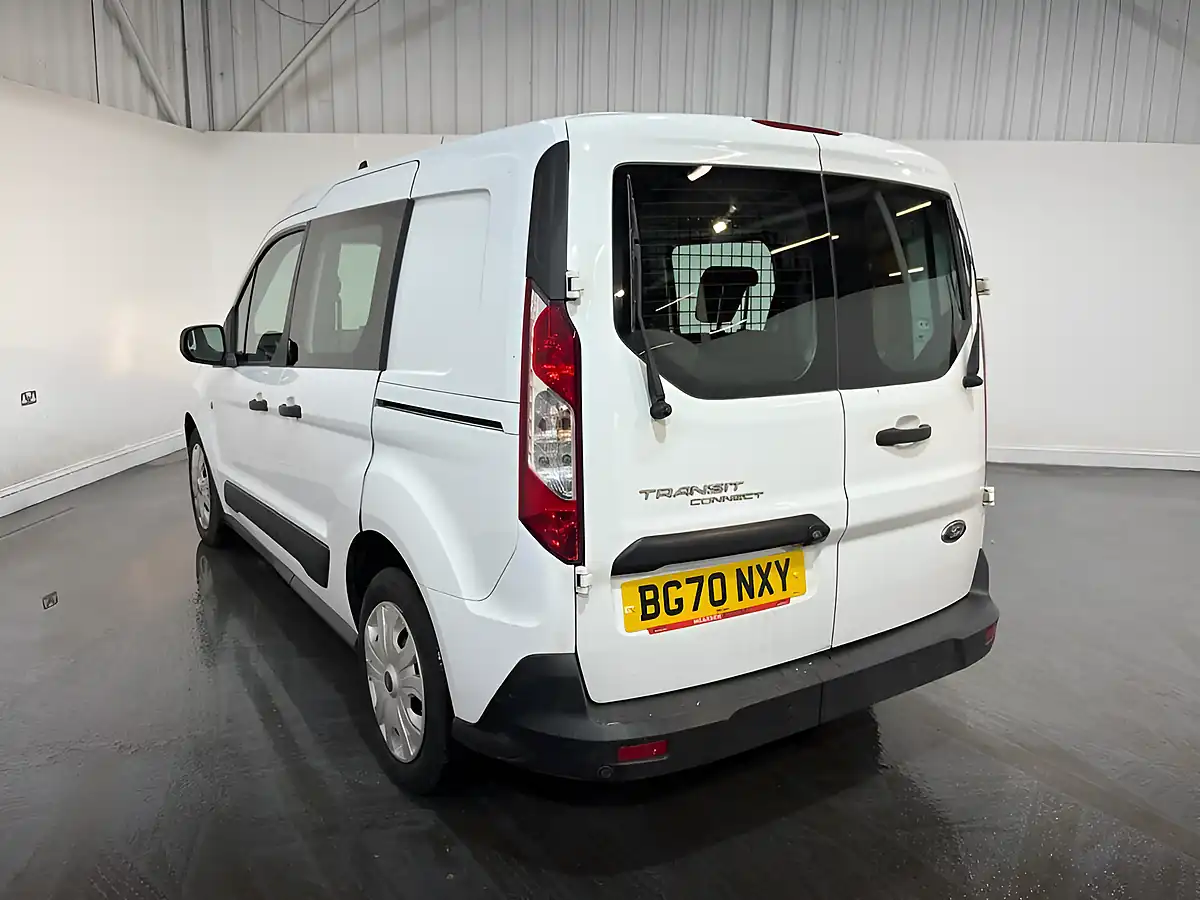 Used 2020 Ford Transit Connect Trend Crew Van Double Cab White - Interior and Exterior details 18