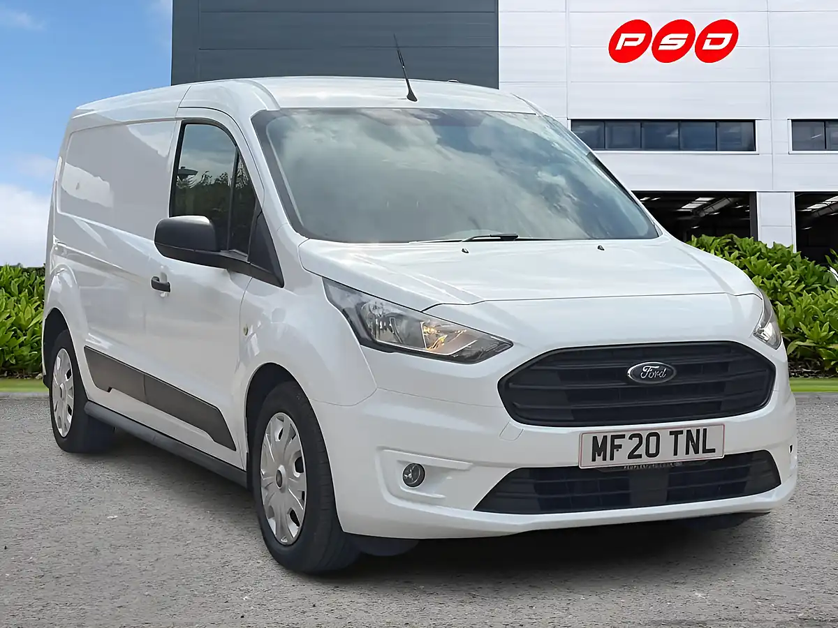 Used 2020 Ford Transit Connect Trend Frozen White - Front View