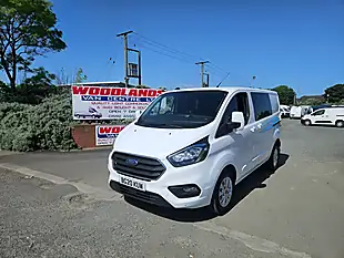 Used 2020 Ford Transit Custom 320 Limited Crew Van White - Interior and Exterior details 4