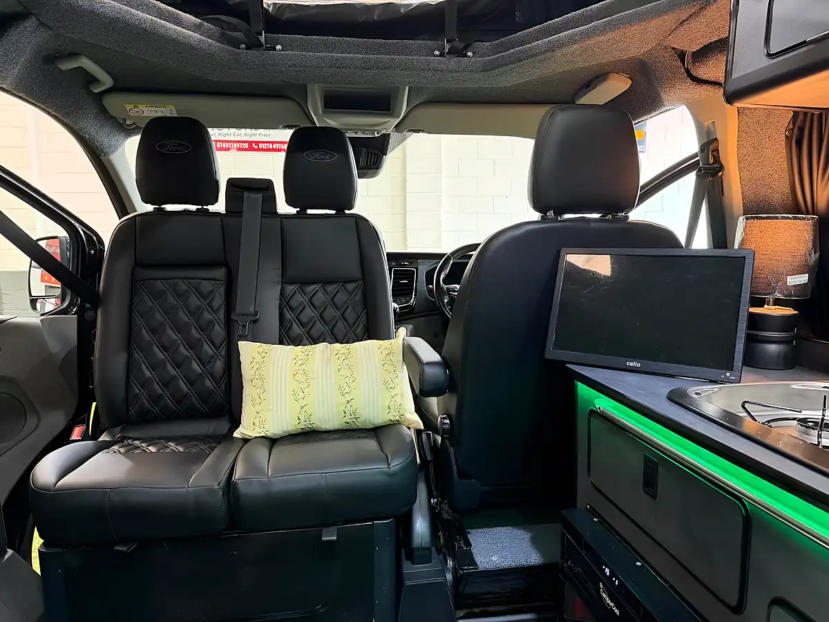 Used 2020 Ford Transit Custom Campervan Black - Interior and Exterior details 15