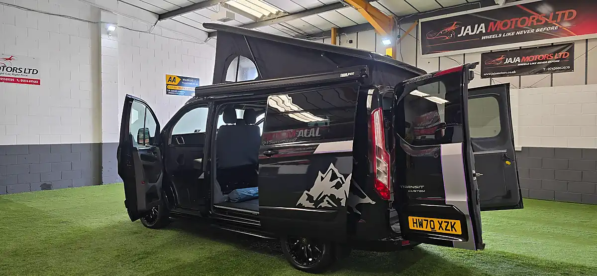 Used 2020 Ford Transit Custom Campervan Black - Interior and Exterior details 12