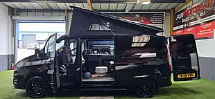 Used 2020 Ford Transit Custom Campervan Black - Interior and Exterior details 10