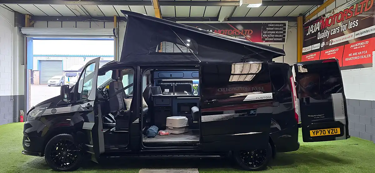 Used 2020 Ford Transit Custom Campervan Black - Interior and Exterior details 10