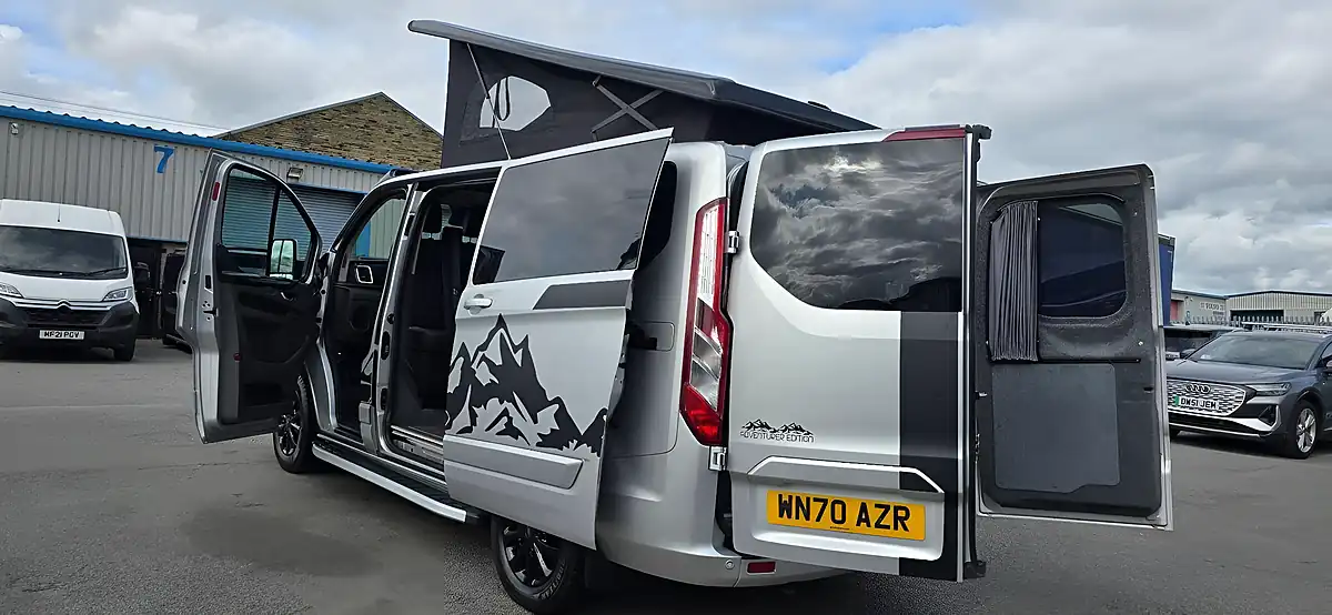Used 2020 Ford Transit Custom Campervan Silver - Interior and Exterior details 17
