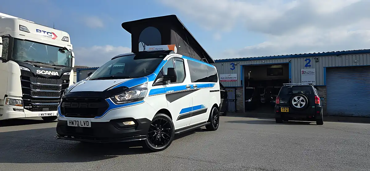Used 2020 Ford Transit Custom Campervan White - Interior and Exterior details 11