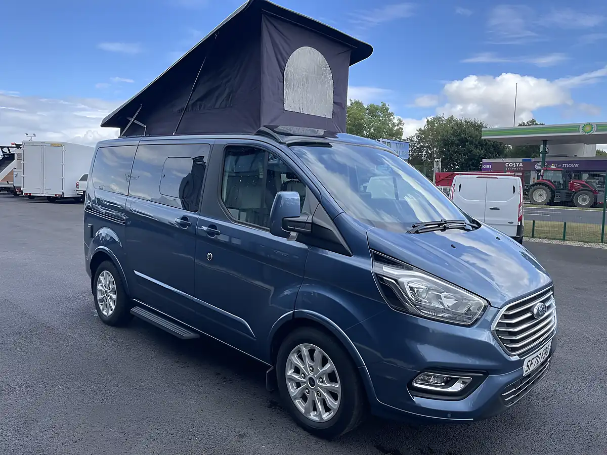 Used 2020 Ford Transit Custom Limited 5 SEAT Campervan Blue - Interior and Exterior details 2