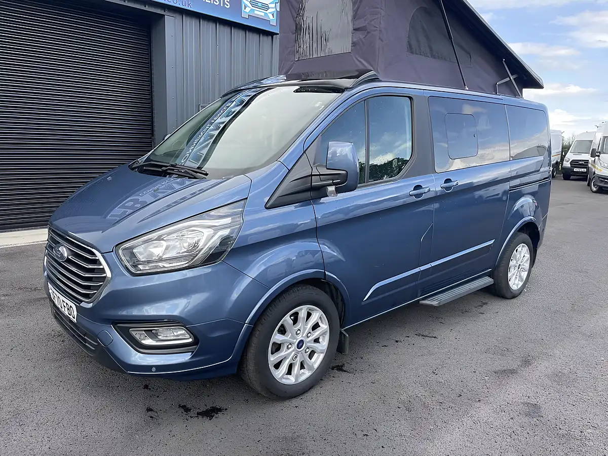 Used 2020 Ford Transit Custom Limited 5 SEAT Campervan Blue - Interior and Exterior details 3