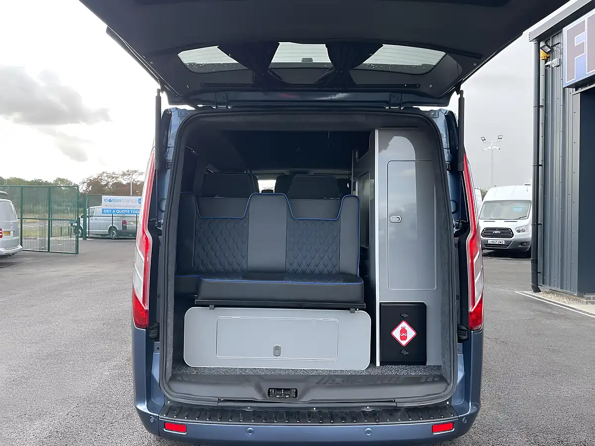 Used 2020 Ford Transit Custom Limited 5 SEAT Campervan Blue - Interior and Exterior details 9