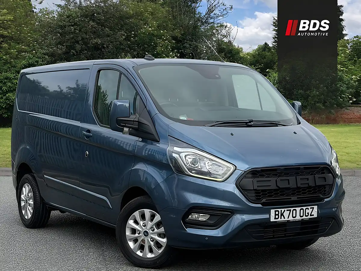 Used 2020 Ford Transit Custom Limited Blue - Front View