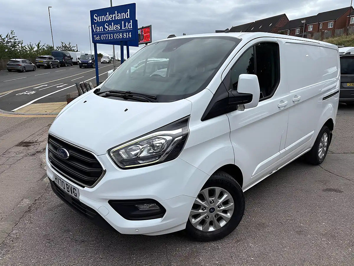 Used 2020 Ford Transit Custom Limited White - Front View