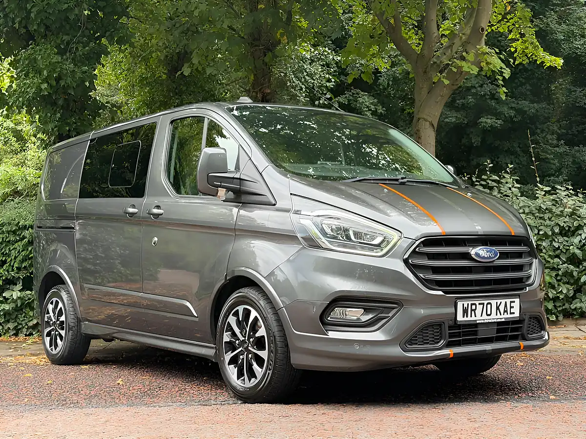 Used 2020 Ford Transit Custom Sport Crew Van L1 H1 Magnetic Grey - Interior and Exterior details 2