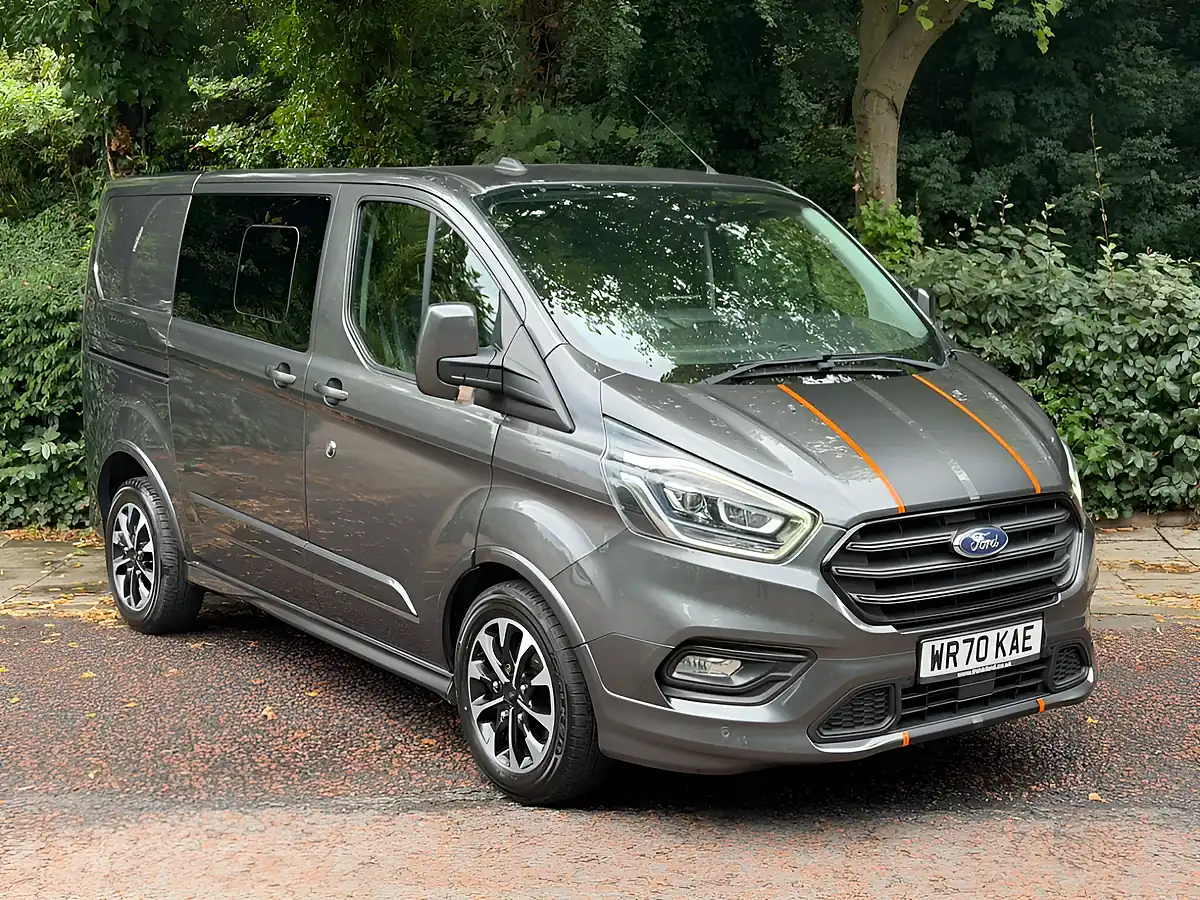 Used 2020 Ford Transit Custom Sport Crew Van L1 H1 Magnetic Grey - Interior and Exterior details 3
