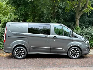 Used 2020 Ford Transit Custom Sport Crew Van L1 H1 Magnetic Grey - Interior and Exterior details 4