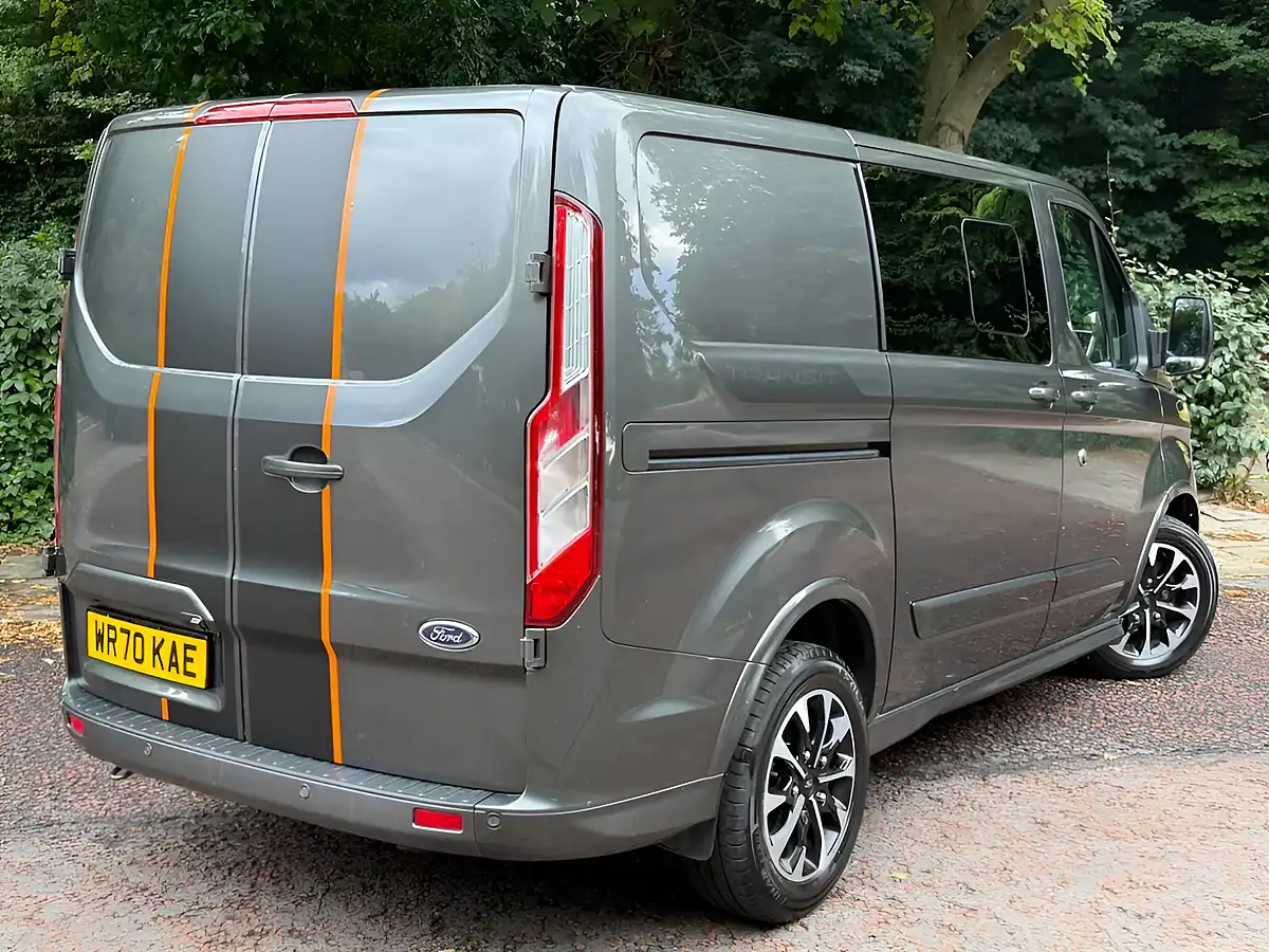 Used 2020 Ford Transit Custom Sport Crew Van L1 H1 Magnetic Grey - Interior and Exterior details 5