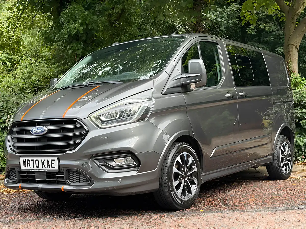 Used 2020 Ford Transit Custom Sport Crew Van L1 H1 Magnetic Grey - Interior and Exterior details 7