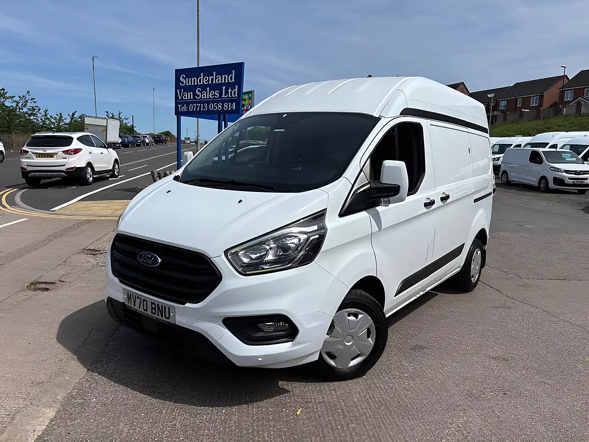 Used 2020 Ford Transit Custom Trend White - Front View
