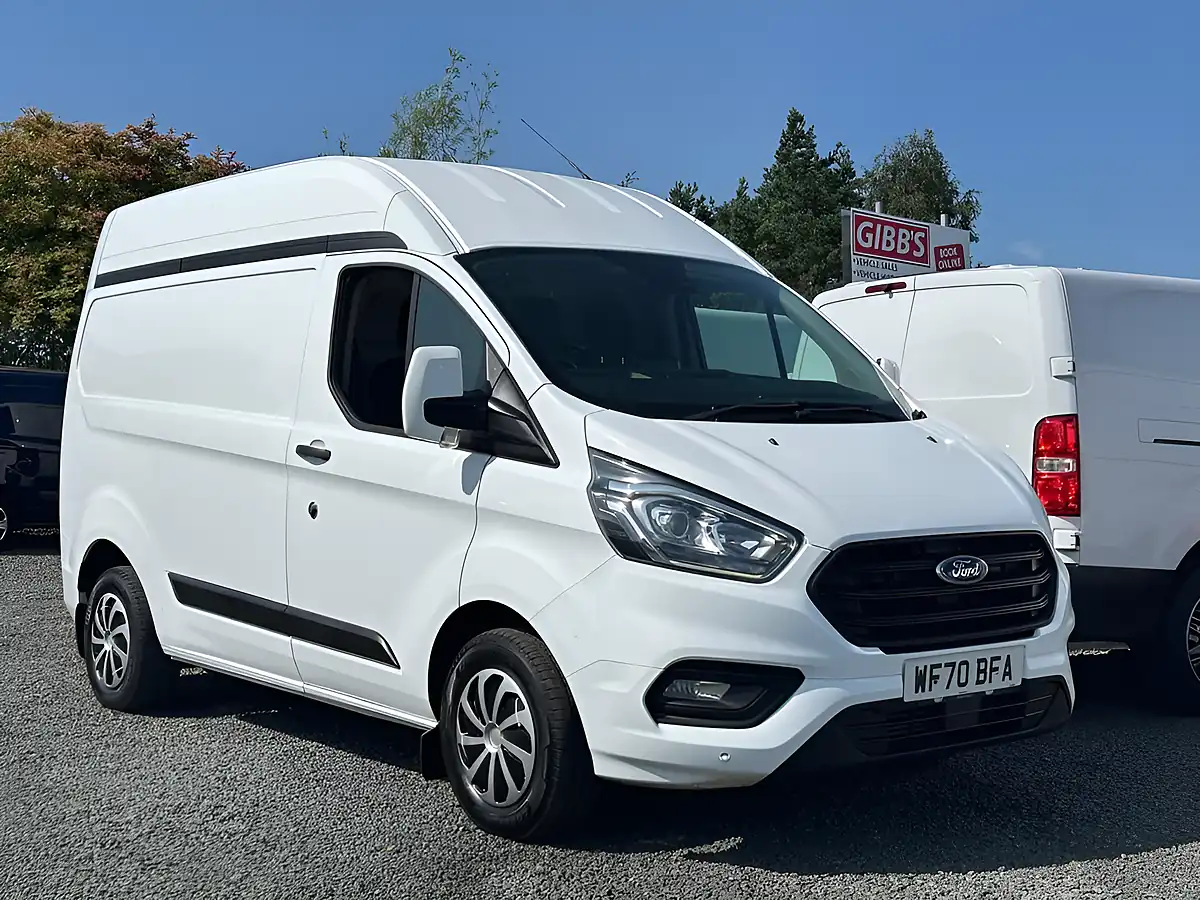 Used 2020 Ford Transit Custom Trend White - Front View