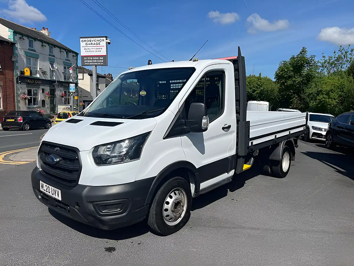 Used 2020 Ford Transit Leader Mwb Dropside White - Interior and Exterior details 3