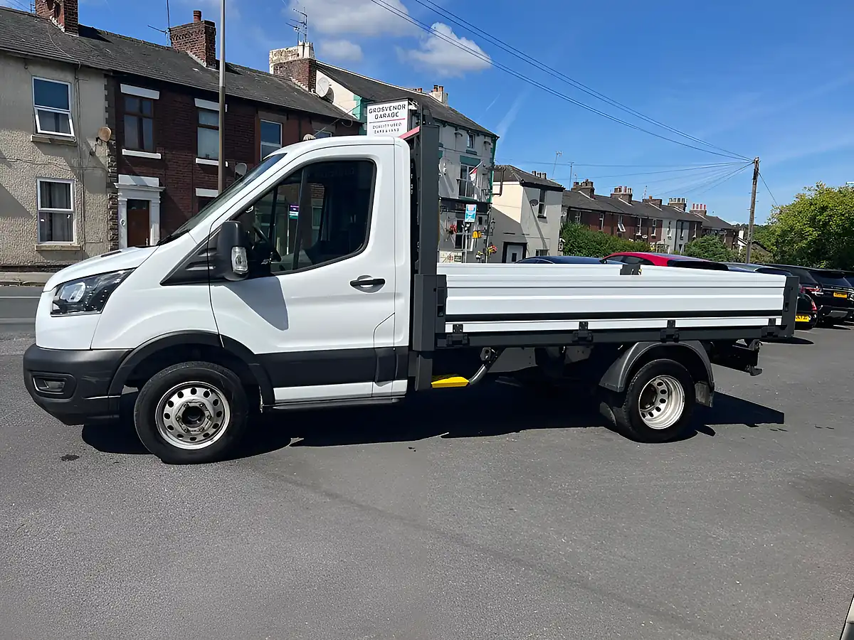 Used 2020 Ford Transit Leader Mwb Dropside White - Interior and Exterior details 4