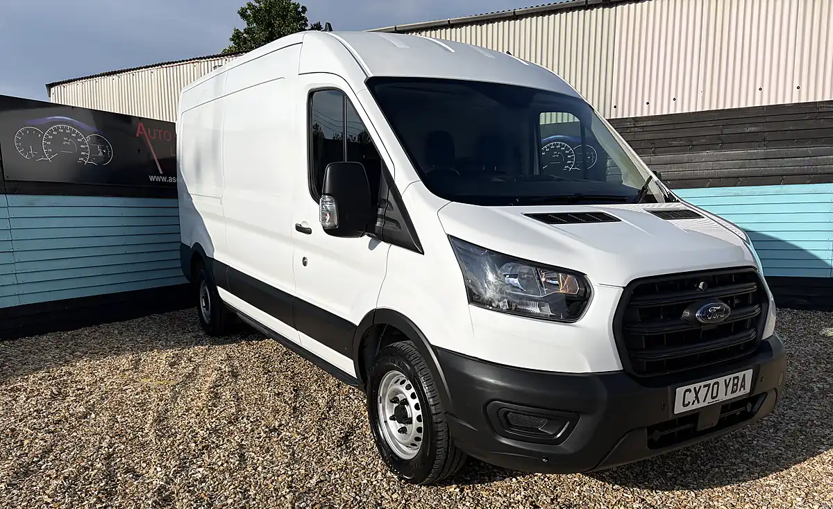 Used 2020 Ford Transit Leader White - Front View