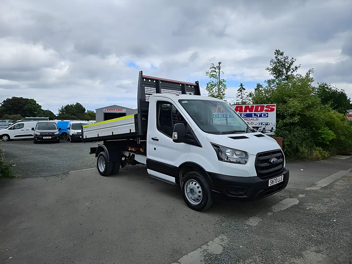 Used 2020 Ford Transit Leader White - Front View