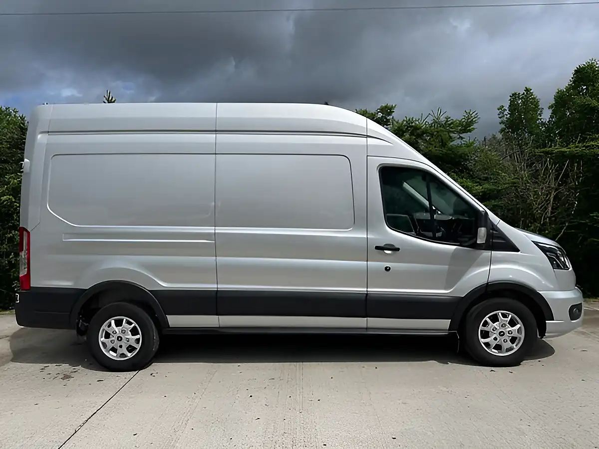 Used 2020 Ford Transit Limited Silver - Front View