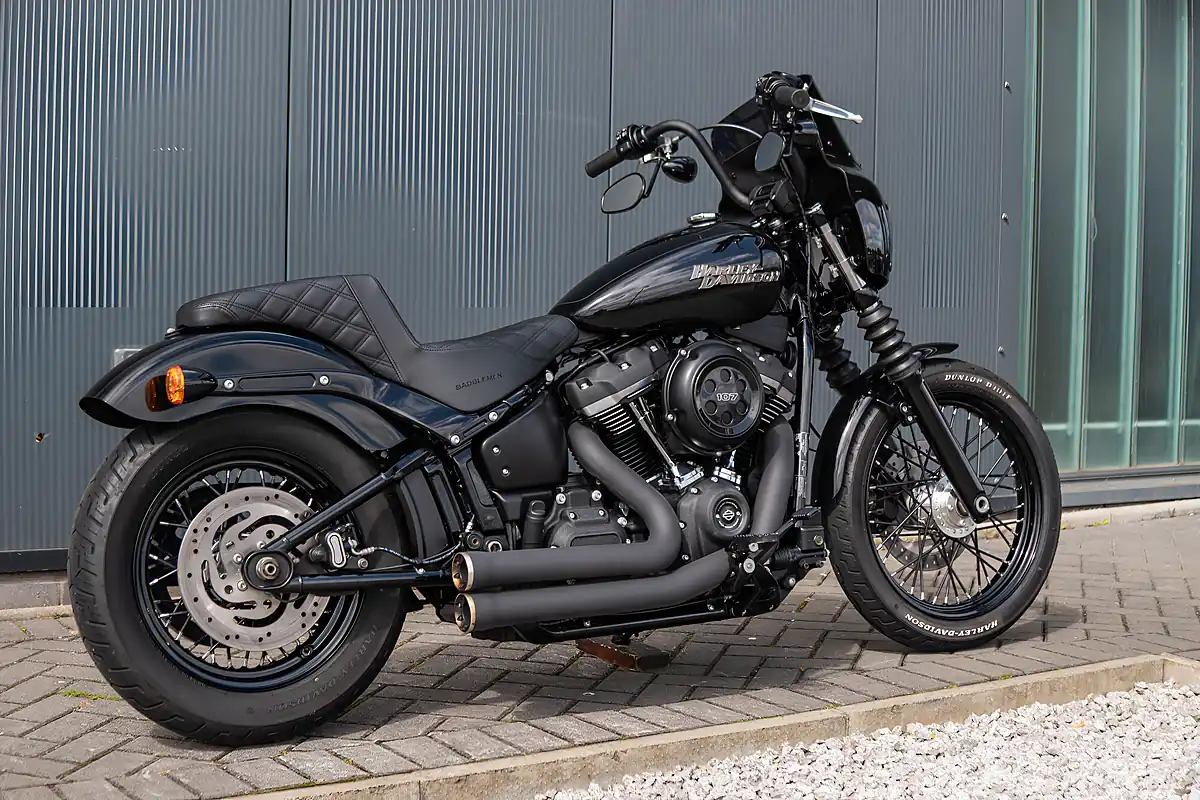 Used 2020 Harley-Davidson Street Bob Fxbb Vivid Black - Interior and Exterior details 6