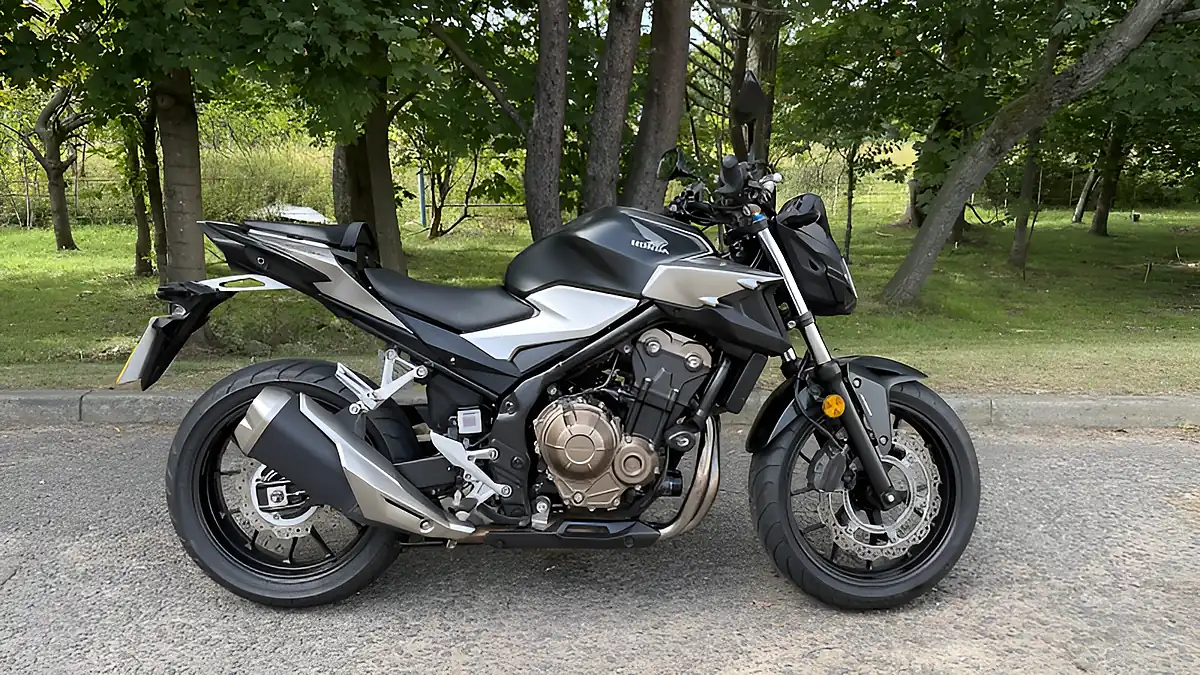 Used 2020 Honda CB500F Fa Black/Silver - Front View