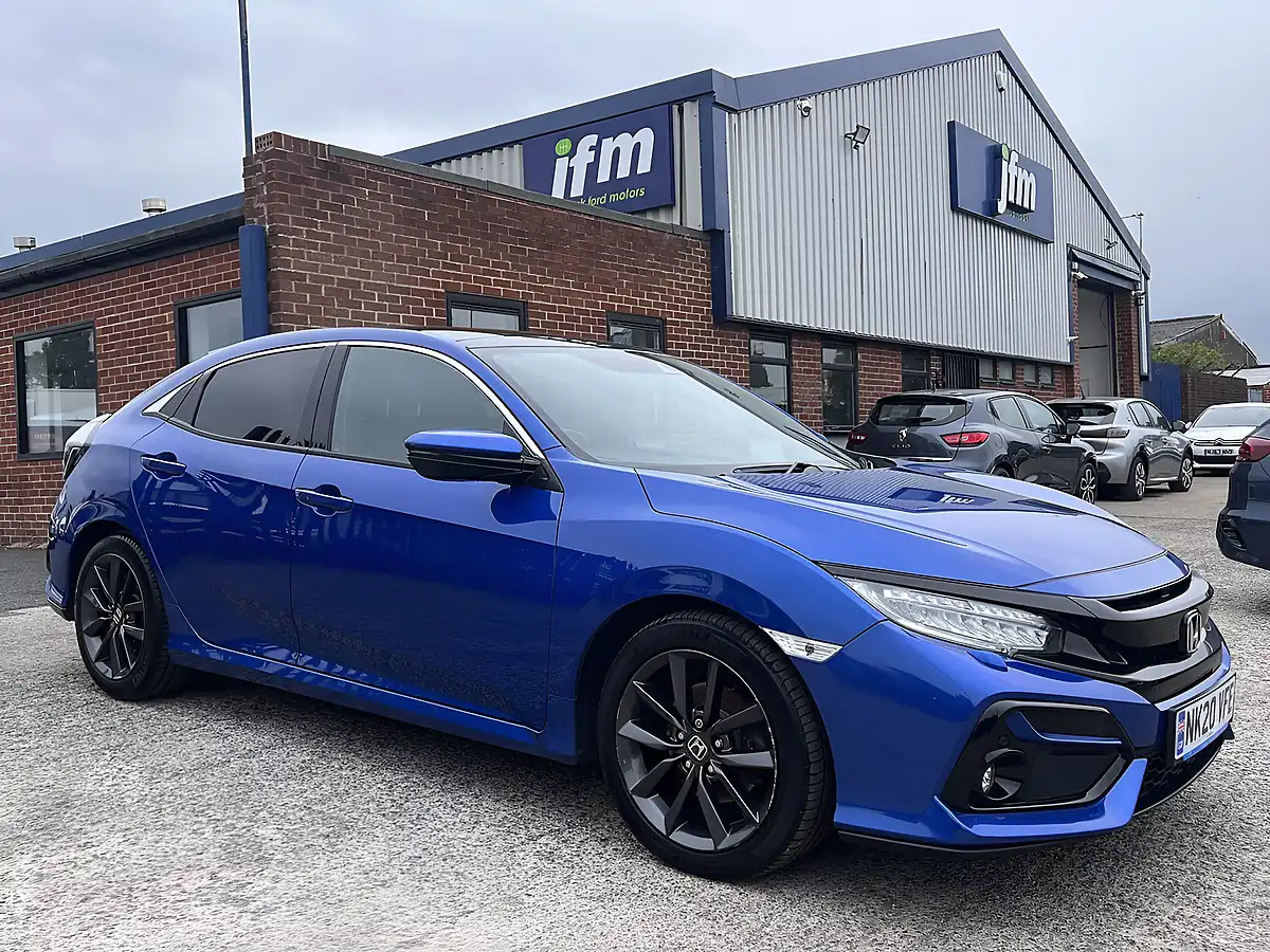 Used 2020 Honda Civic Ex Brilliant Sporty Blue Met - Interior and Exterior details 20