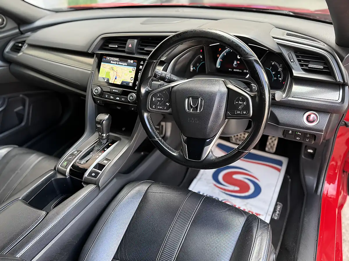 Used 2020 Honda Civic Ex Red - Interior and Exterior details 12