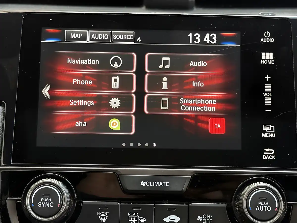 Used 2020 Honda Civic Ex Red - Interior and Exterior details 16