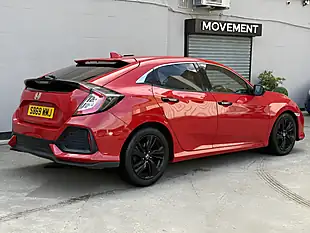 Used 2020 Honda Civic Ex Red - Interior and Exterior details 3
