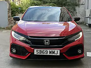 Used 2020 Honda Civic Ex Red - Interior and Exterior details 5