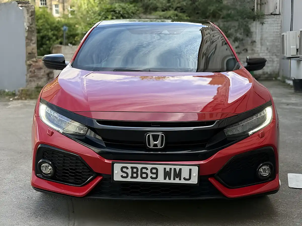 Used 2020 Honda Civic Ex Red - Interior and Exterior details 5