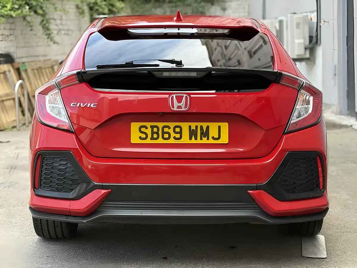 Used 2020 Honda Civic Ex Red - Interior and Exterior details 6