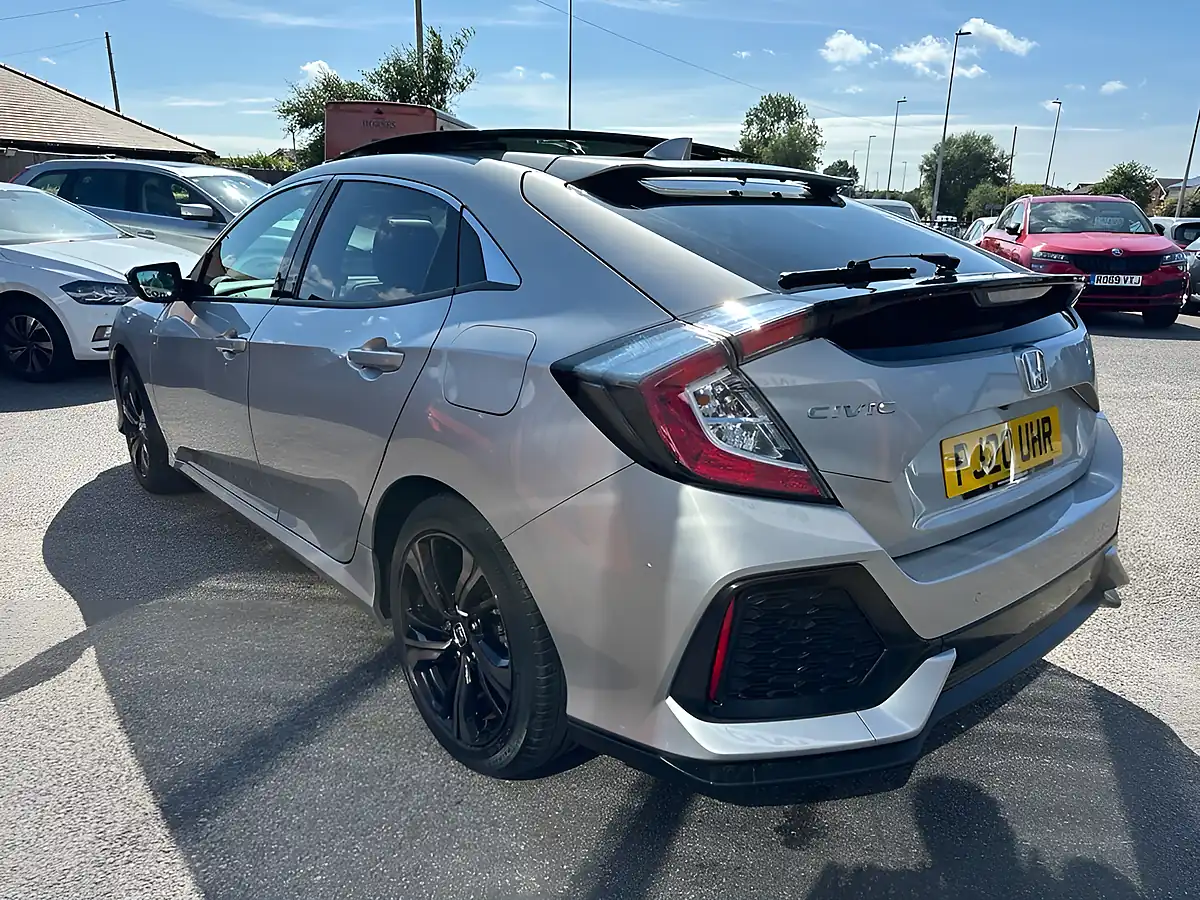 Used 2020 Honda Civic Ex Silver - Interior and Exterior details 5