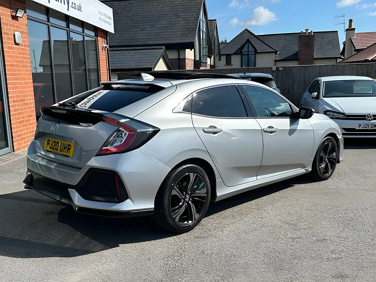 Used 2020 Honda Civic Ex Silver - Interior and Exterior details 7
