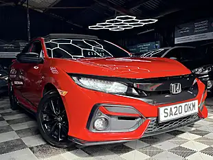 Used 2020 Honda Civic Ex Sport Line Red - Interior and Exterior details 2