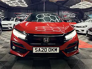 Used 2020 Honda Civic Ex Sport Line Red - Interior and Exterior details 4